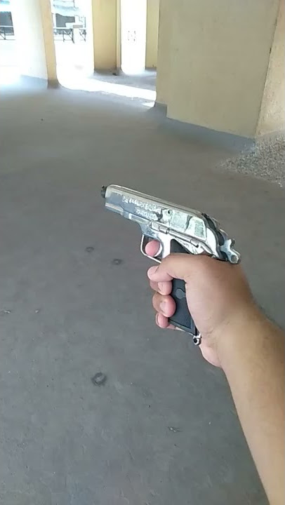 Silver sound pistol firing video ( M226 Titen sound gun )