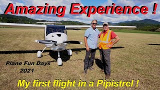 Plane Fun Days 2021 - My first flight in a Pipistrel