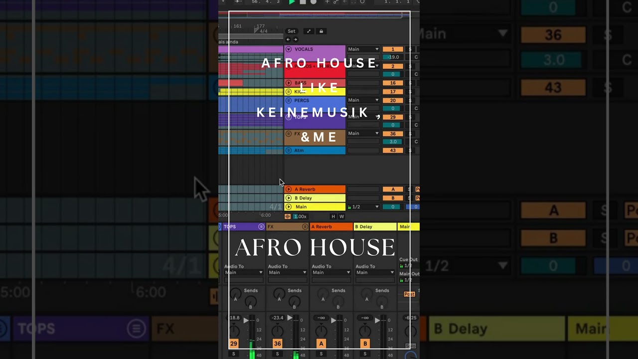 Afro House Like - Keinemusik, &ME Ableton Project 