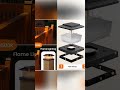 12-Pack Black Fence Post Solar Lights for 4 X 4 Wood Vinyl Posts, Warm White and Flickering Flame...