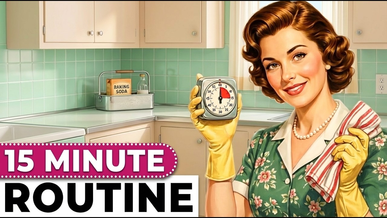 This 1950s Housewife Routine Kept Homes Spotless in 15 Minutes a Day. Why Did We Stop?