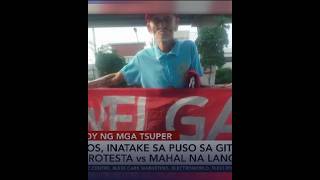 78-anyos, inatake sa puso sa gitna ng kilos-protesta vs. mahal na langis | 24 Oras