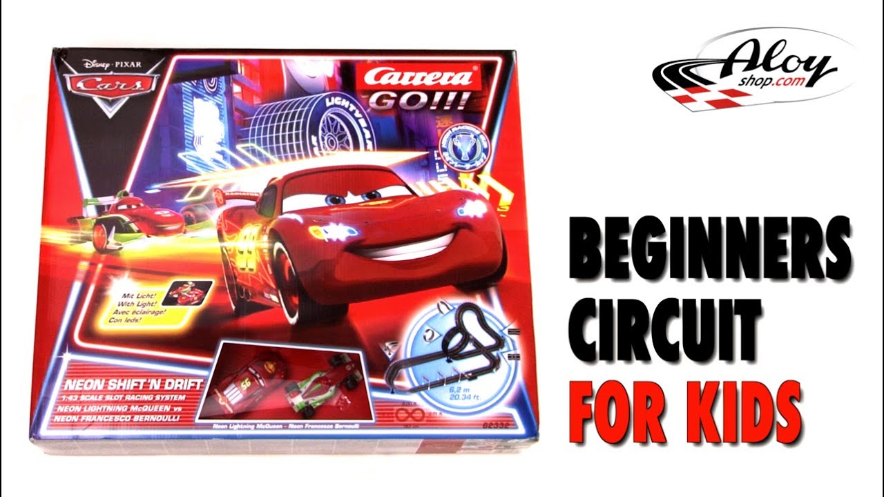 Beginners circuit for kids UNBOXING slot ENGLISH SLOT CARS