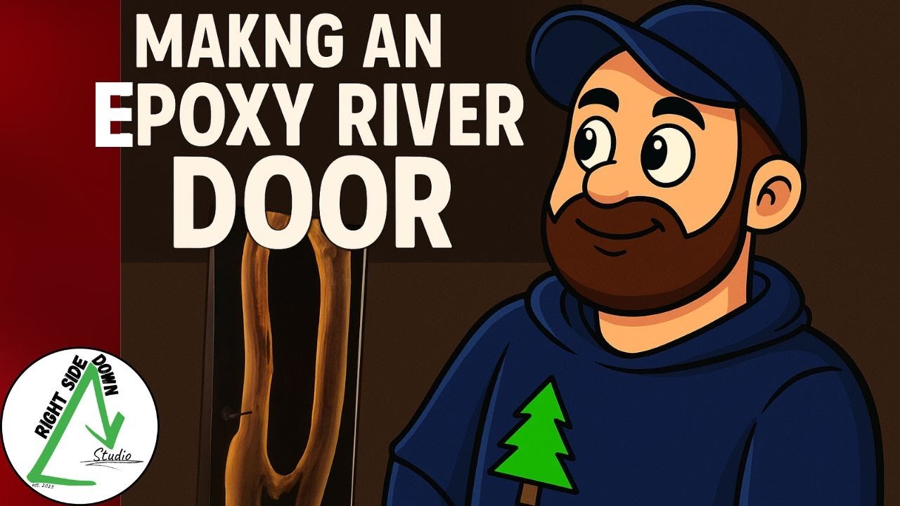 DIY Epoxy River Door Build | Stunning Wood & Resin Project!