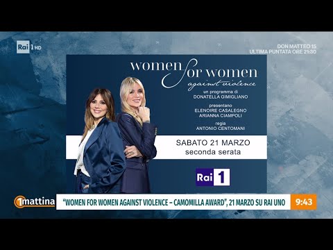 Women For Women: il 21 marzo su Rai Uno - 19/03/2026 - YouTube
