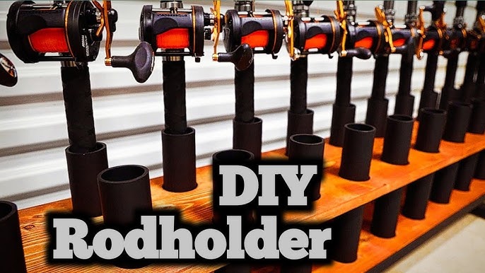 Homemade Fishing Rod Rack 