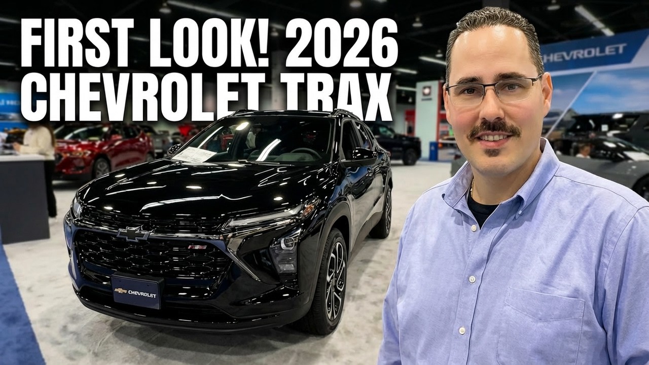 Первый взгляд! Chevrolet Trax 2026 – детали экстерьера и интерьера.