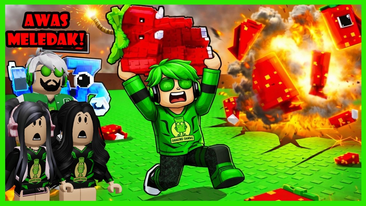 Aku Nekat Memasuki Area Ledakan Bomb Demi Brainrot Langka - Roblox Survive Exploding Brainrot