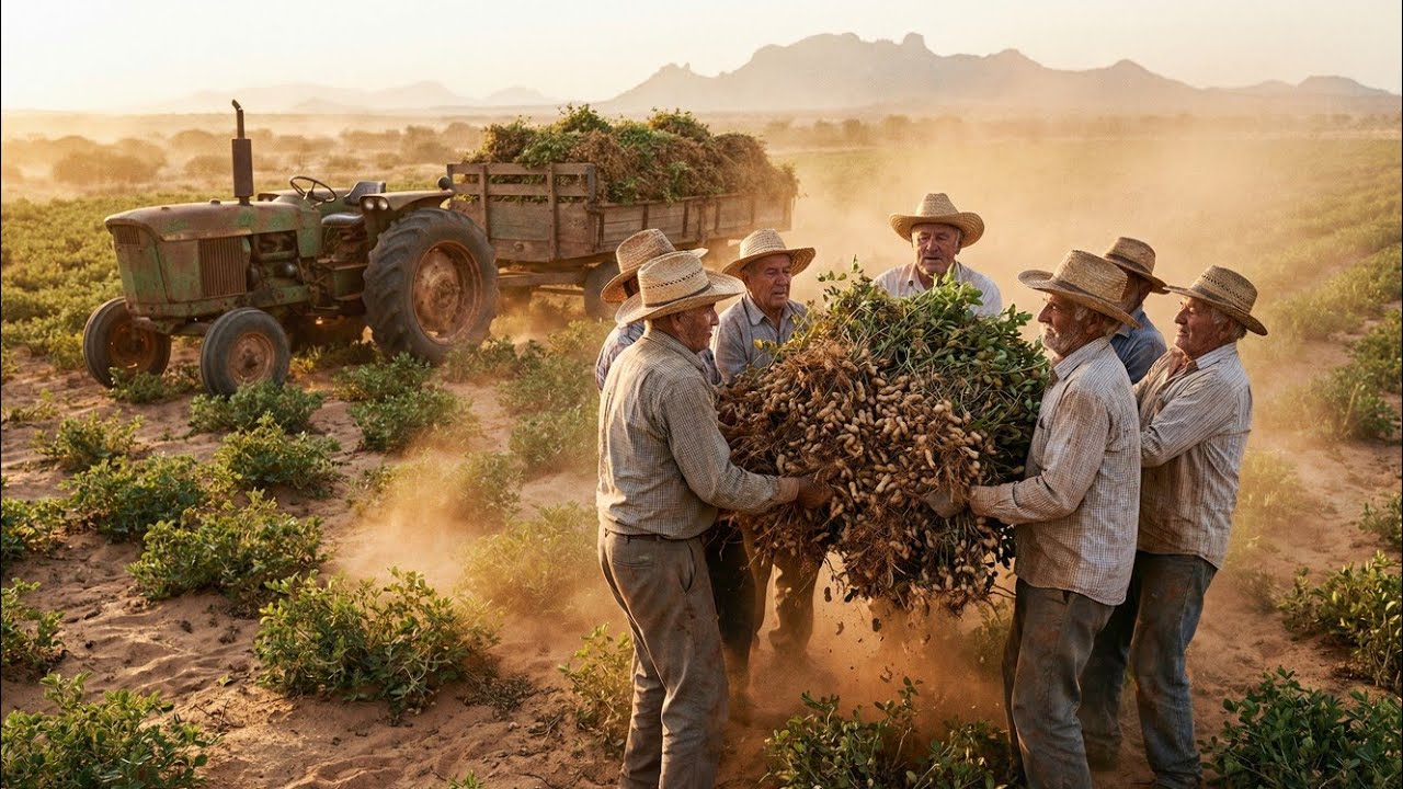 They Planted Peanuts in a Harsh Desert… The Result Left Everyone Speechless!