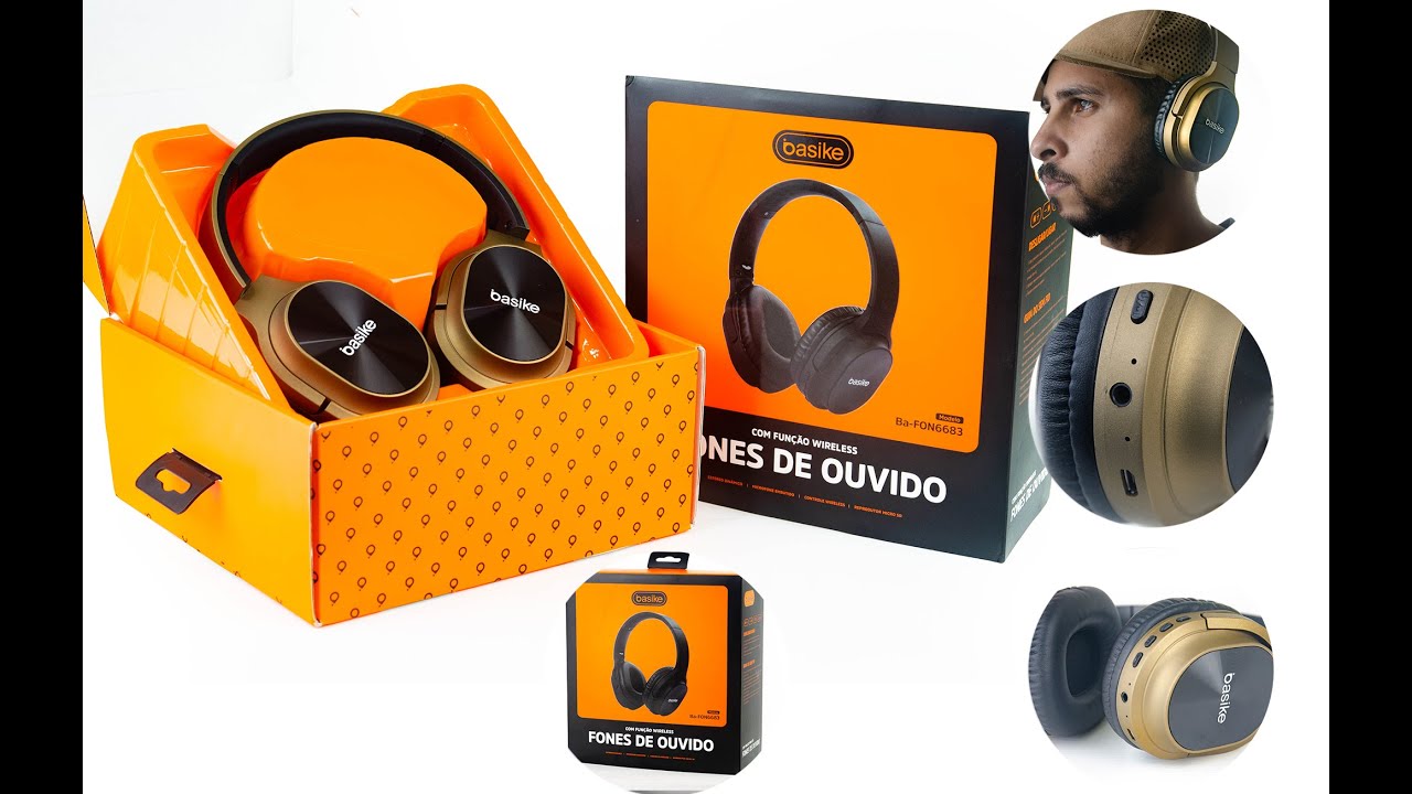 Fone de ouvido Bluetooth 5.0 Microfone Embutido Alta Qualidade Basike  Ba-Fon 0016 - Duetto Musical