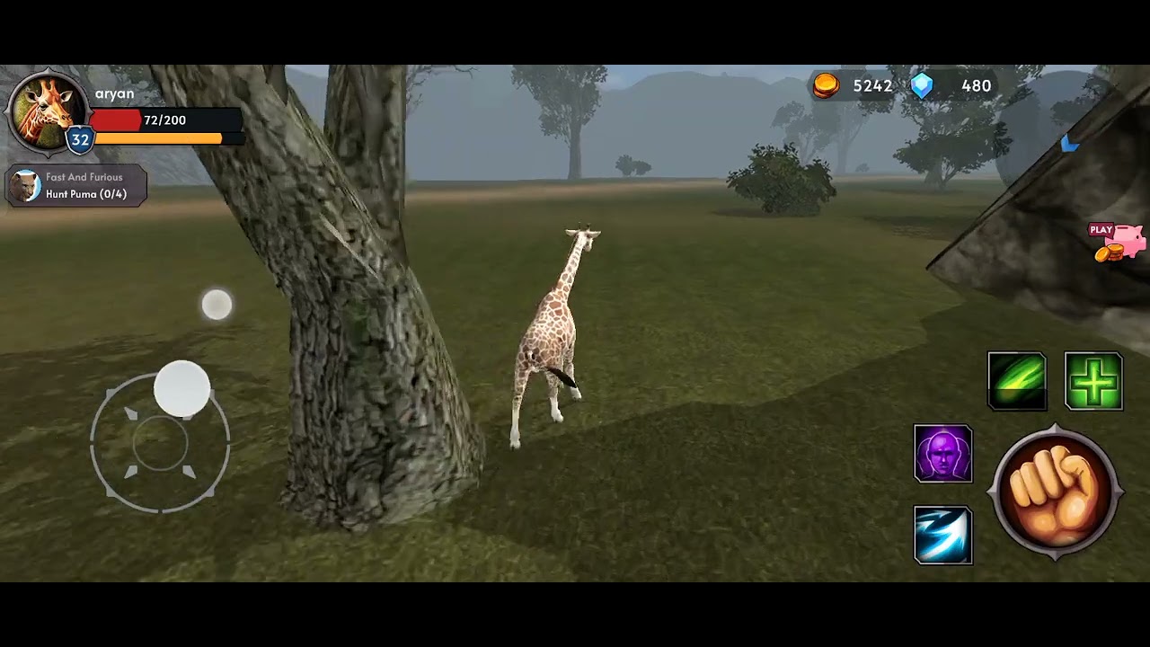 I play|The Giraffe game 🎮|Abish funny short 