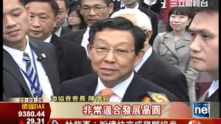 張忠謀親迎陳德銘 展現台積實力