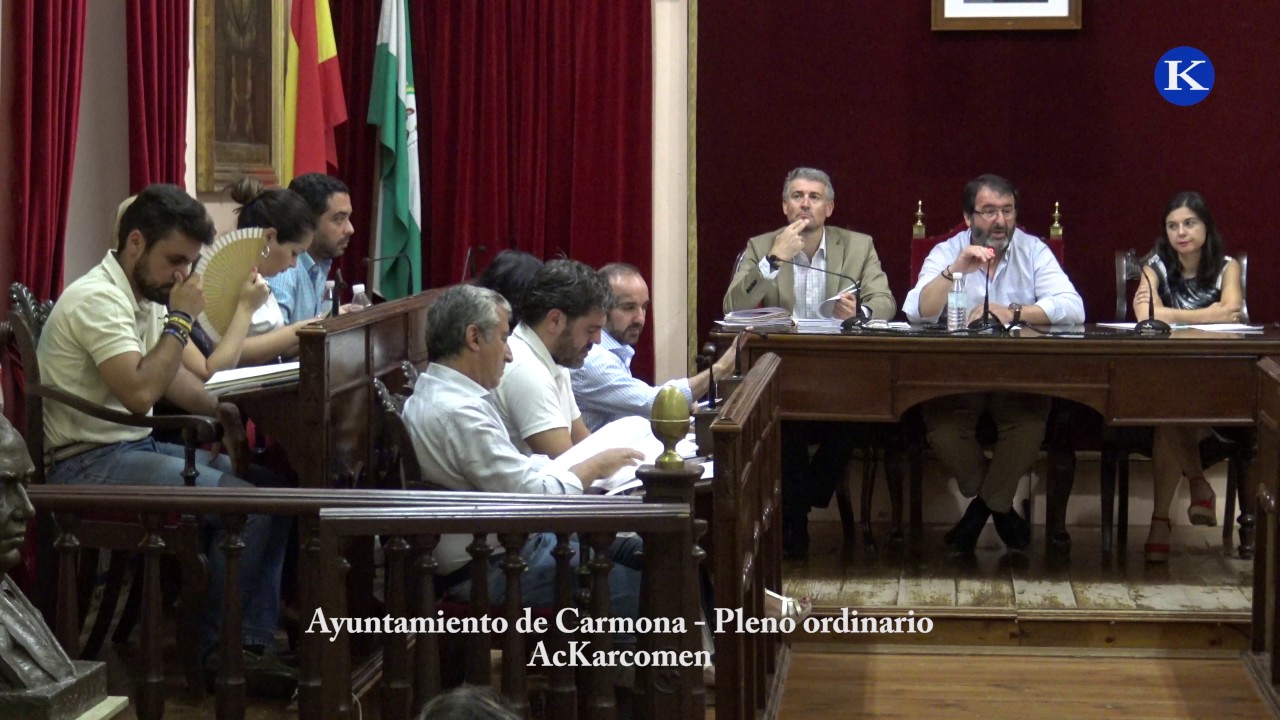 Ayuntamiento de Carmona pleno mes de Junio Punto - 4º Reglamento Bolsas de Trabajo messy bun