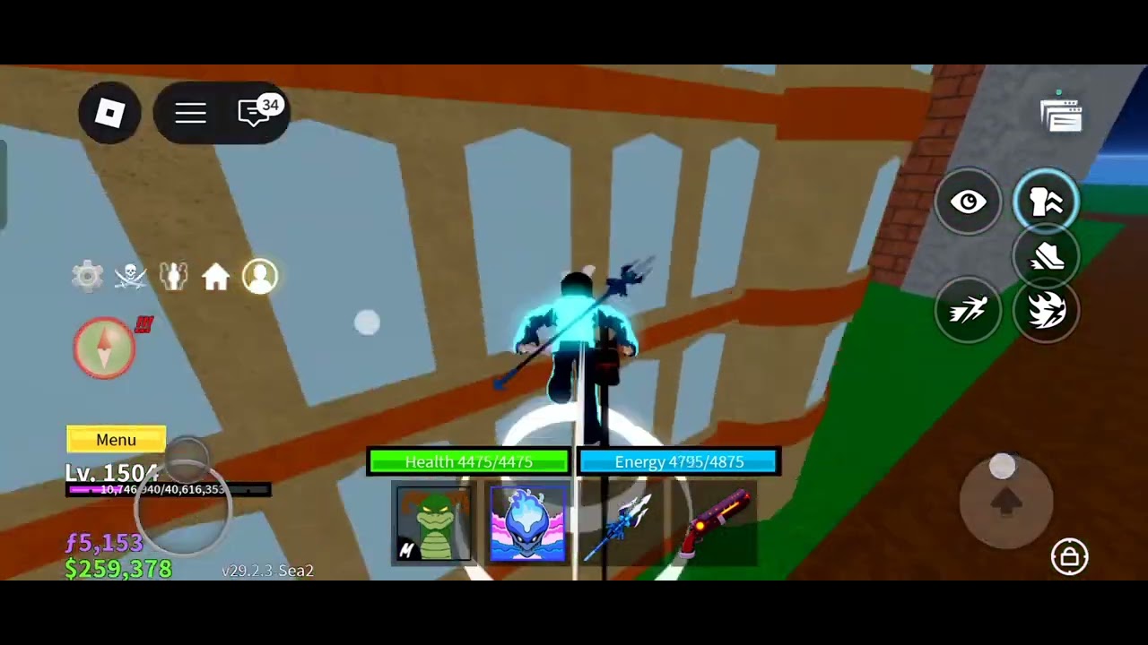 How to find flowers in blox fruit/all flowers locations to V2 race easy to find full video💯