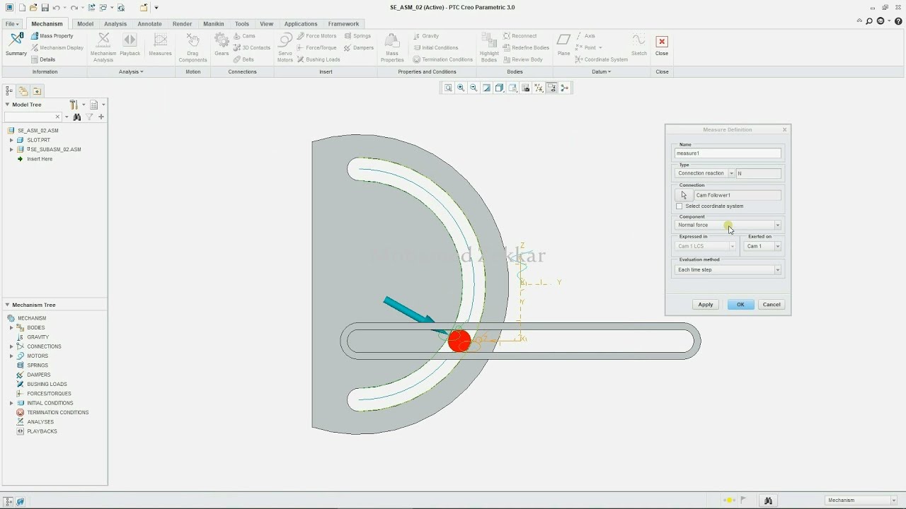 Creo-Mechanism_Simulation [Sample Exercise 02] - YouTube