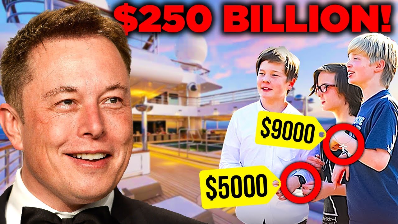 Elon Musk's 10 Kids INSANE Billionaire Lifestyle!