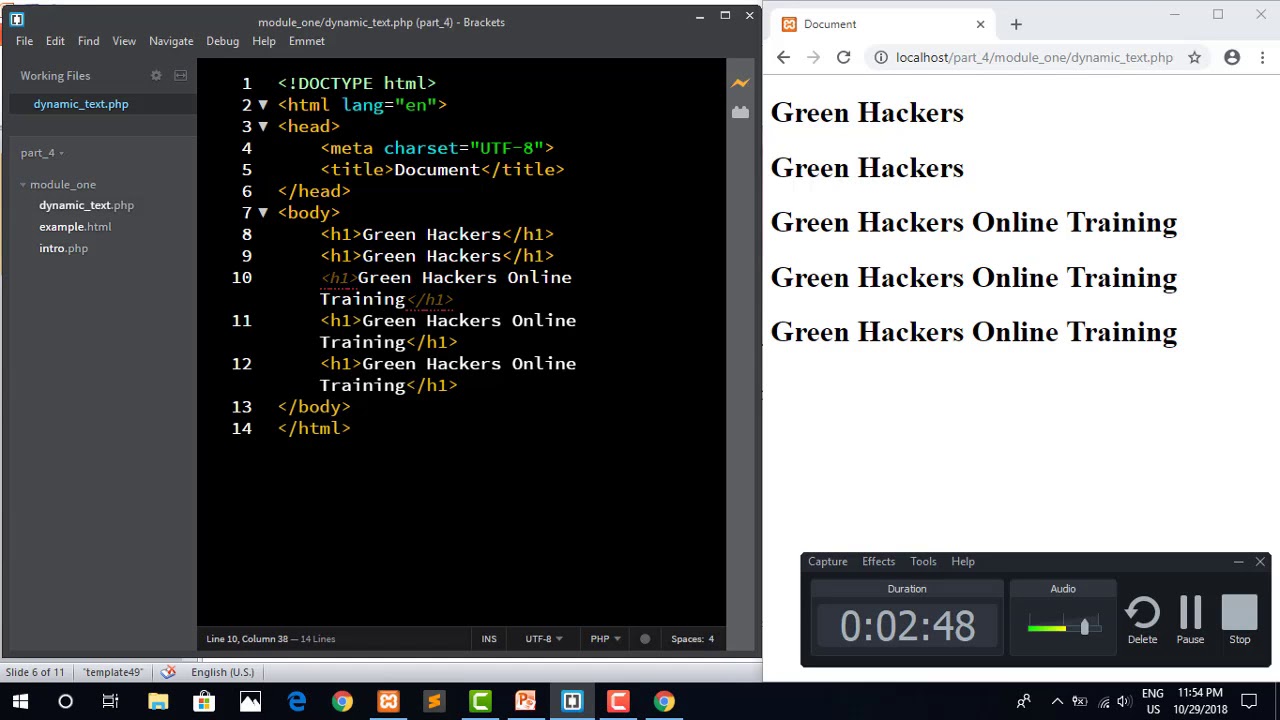 PHP ျမန္မာလို..Lesson 3 - YouTube
