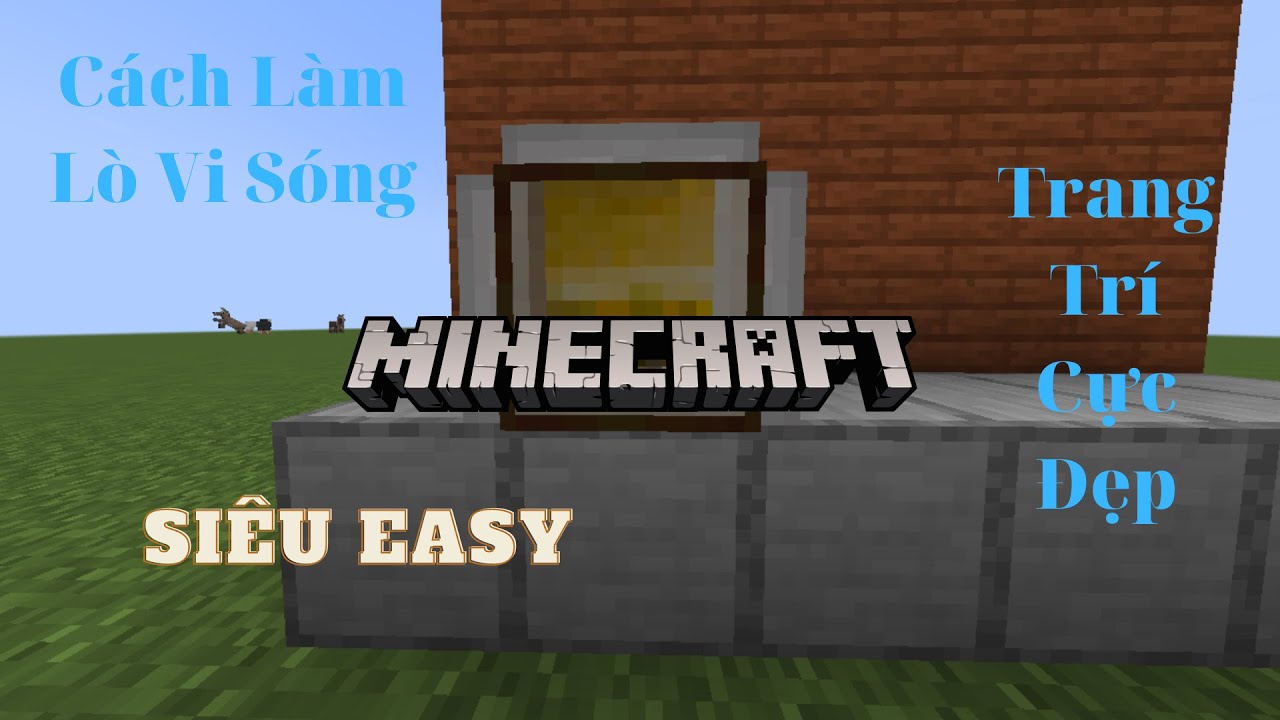 Cách Làm Lò Vi Sóng Siêu Nhanh Trong Minecraft - YouTube