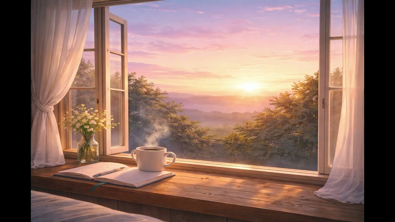 새벽이 끝나고 아침이 시작될 때 | 잔잔한 피아노 힐링 음악, 공부·명상·휴식용
