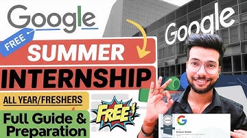 Google Summer Internship 2026 | Complete Guide with Preparation Tips | Software Engineering Intern