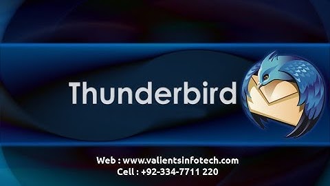 How to Install and Configure Mozilla Thunderbird  - Email Client