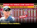 RENGKING FIFA TIMNAS INDONESIA ZONA ASIA DAN DUNIA TERBARU AKHIR TAHUN 2023