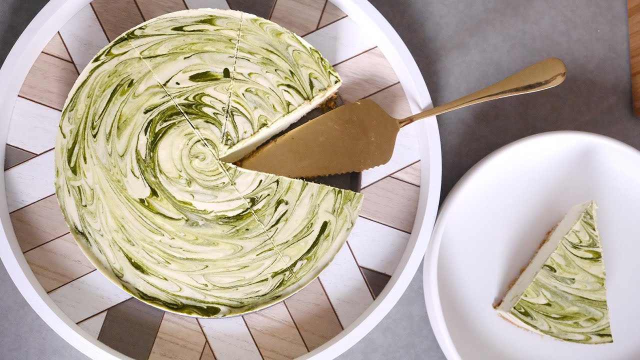 Matcha Tofu Cheesecake | 抹茶豆腐芝士蛋糕