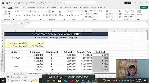 Excel Module 2 Sam End of Module Project 1
