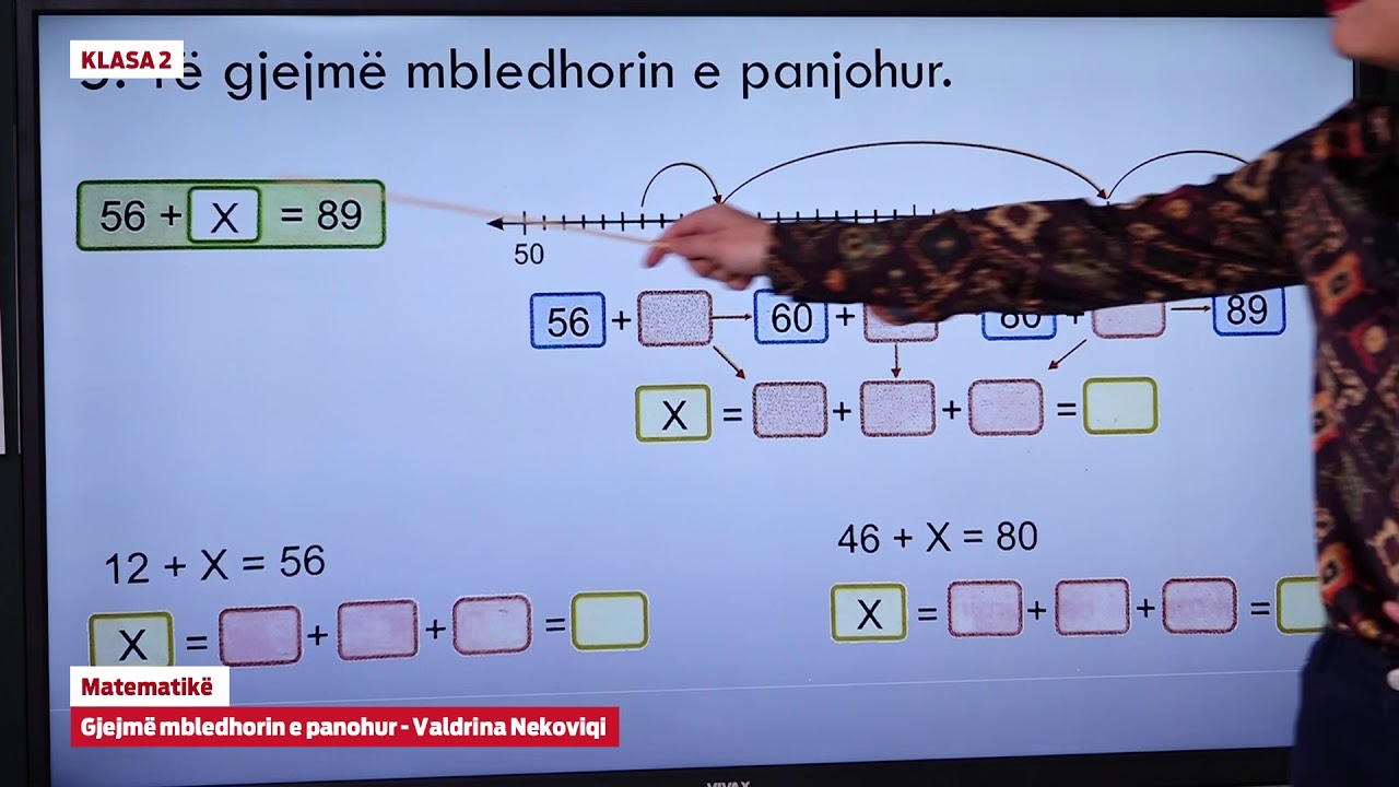 e Mesimi - Klasa 2 -2883 Matematikë - Gjejmë mbledhorin e panjohur