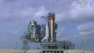 STS-122 launch day activities - 2