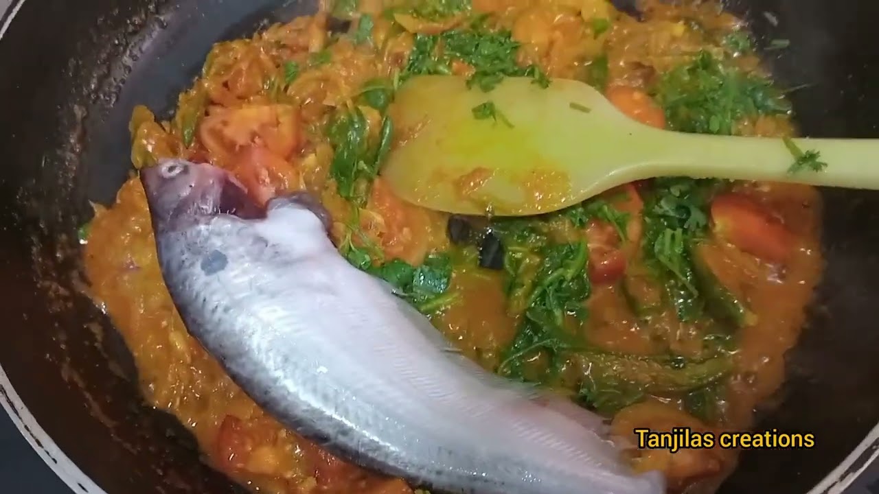 সীমের বিচির সাথে পাবদা মাছের ঝোল। Pabda Fish Bean Nuts Curry Recipe 