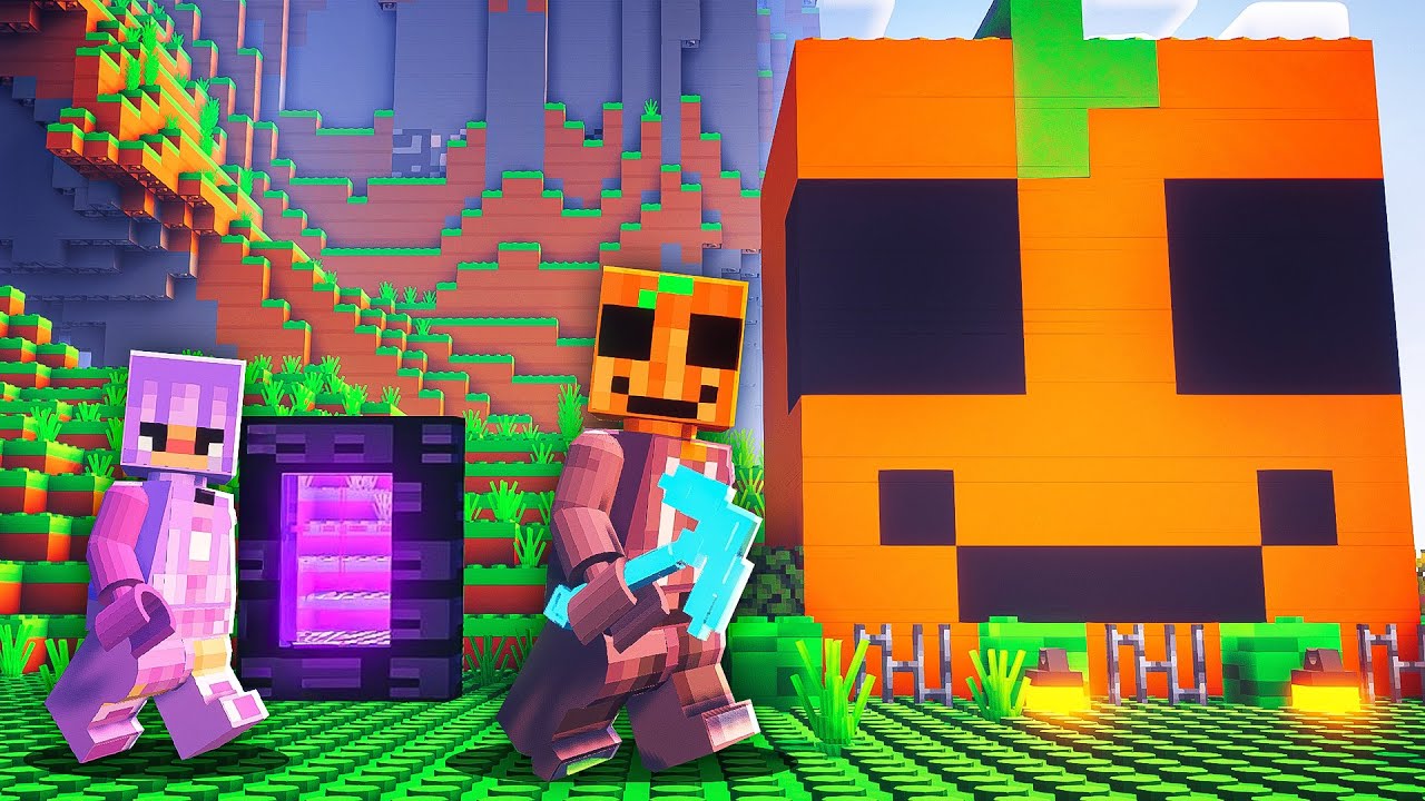 Convertí en LEGO Todo Mi MUNDO de Minecraft!