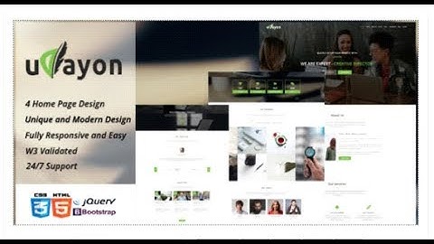 Udayon - Onepager Multipurpose Parallax Template | Themeforest Templates
