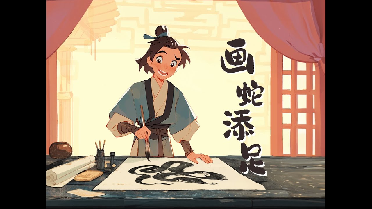 学中文 | 画蛇添足 成语故事 LingoAce Chinese Idiom Story看动画学成语 Learn Chinese with ...