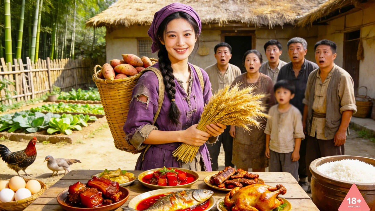 Renací hija villana en la hambruna Traigo recursos abundantes a mi familia…¡y comemos carne a diario