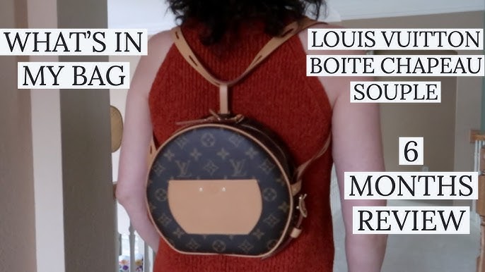 WHATS IN MY BAG  Louis Vuitton Boite Chapeau Souple 