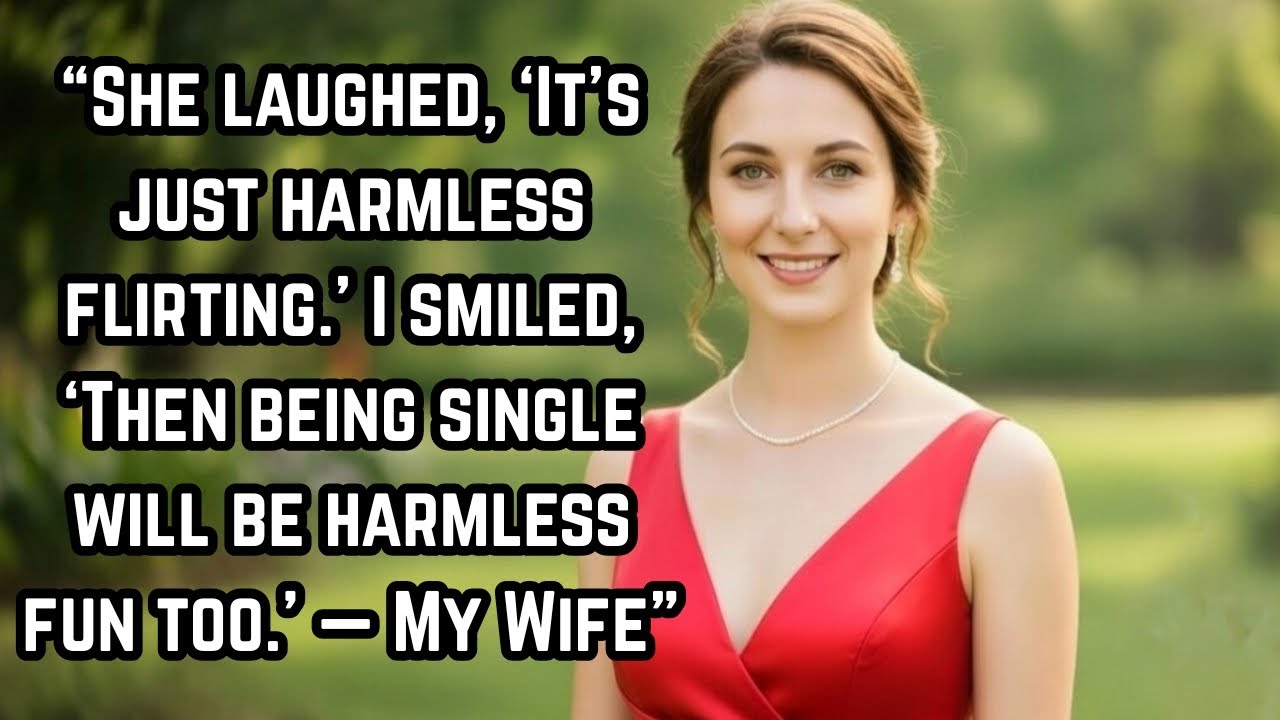 “Harmless Flirting? Being Single Is Harmless Too.”