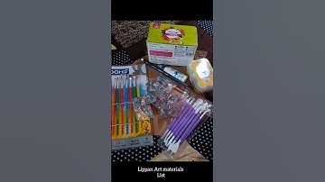Lippan Art materials List| Basic lippan Art materials for beginners #shortfeed #trending #lippanart