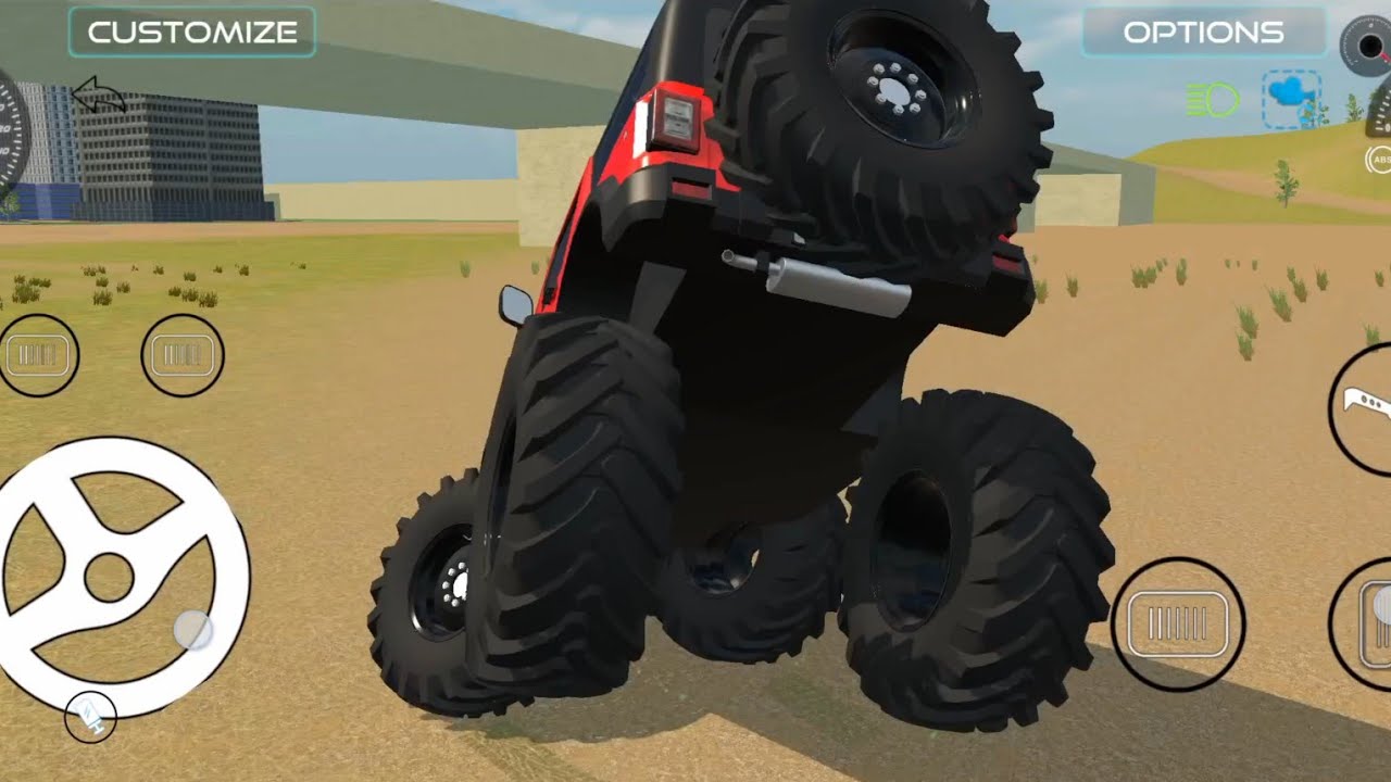 थार गाड़ी का खतरनाक स्टेंट रेसिंग 🚗 || #gamingvideos #games #gaming