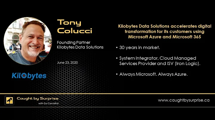 Tony Colucci  Kilobytes accelerates digital transf...
