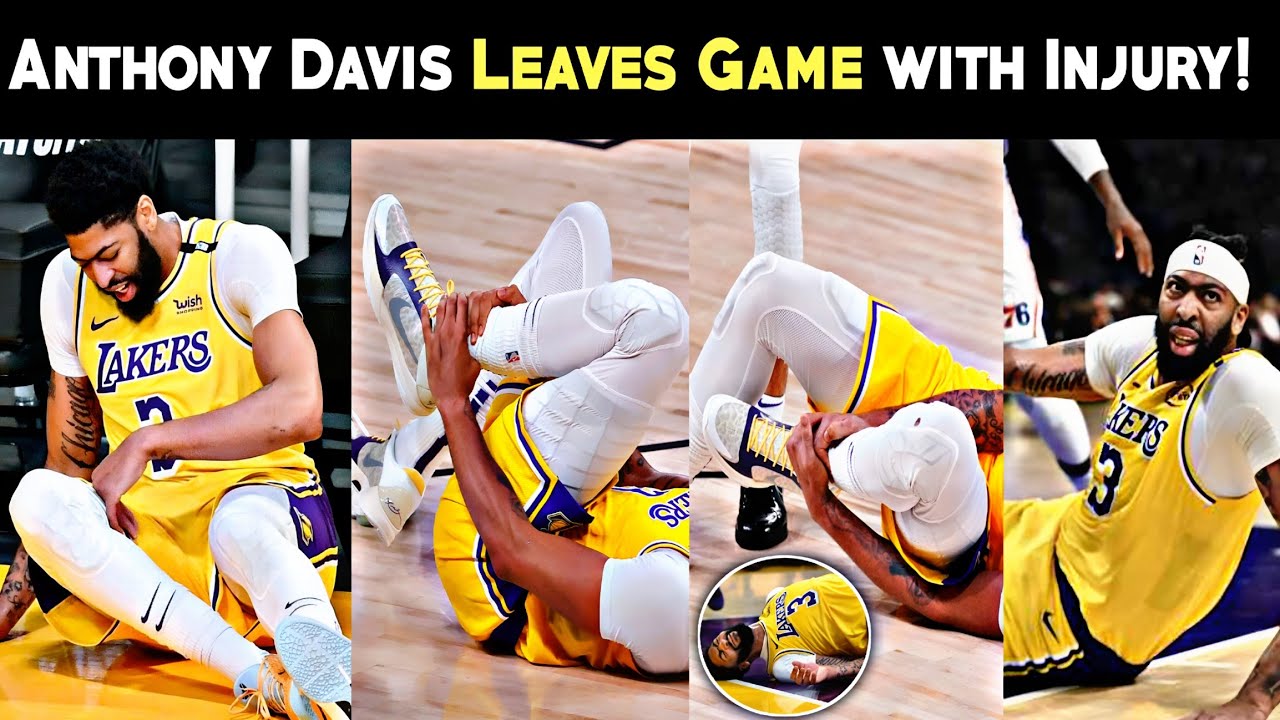 Breaking News: Anthony Davis Leaves Game with Injury! Lakers vs ...
