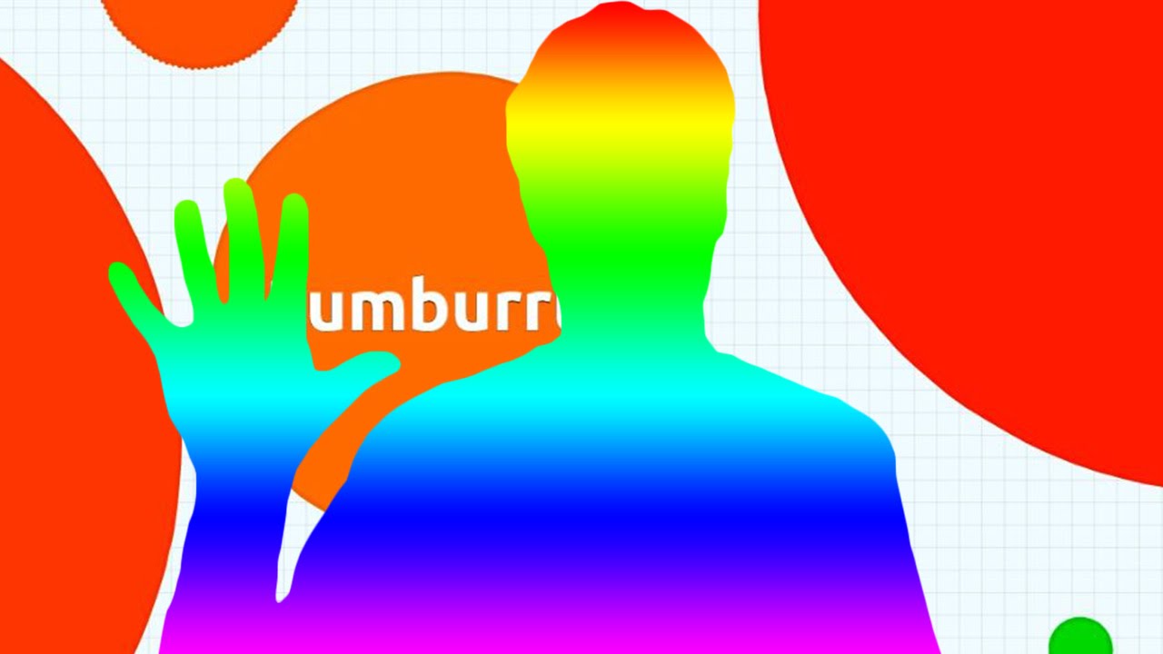 FLASHING RAINBOWS VERY SLIGHT SEIZURE WARNING Agario Part 13 YouTube