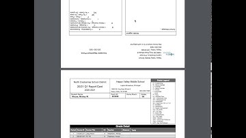 Viewing Report Cards in ParentVUE
