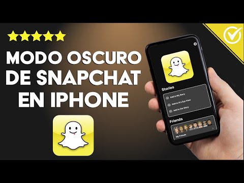 ¿Cómo Poner en tu iPhone la App de Snapchat en Negro? - Modo Oscuro