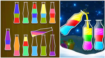 Water Sort Puzzle Gameplay 11 , Android Games ios Walkthrough Simulator Think Brain Puzzle