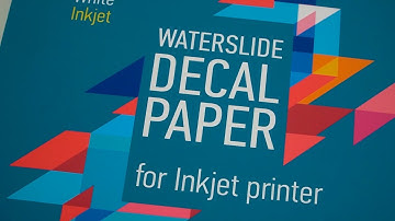 AIVA Paper - Inkjet Waterslide Paper (White) - How to use