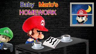 Baby Mario's HOMEWORK!! | Super Dylan Plush Show