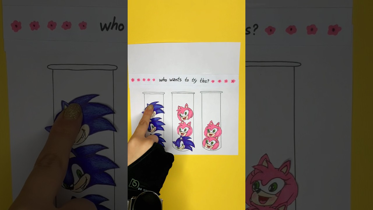 Sonic Puzzle 🧩diy ideas🤯creative art 