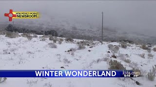 Las Cruces area hit with earliest snow storm on record
