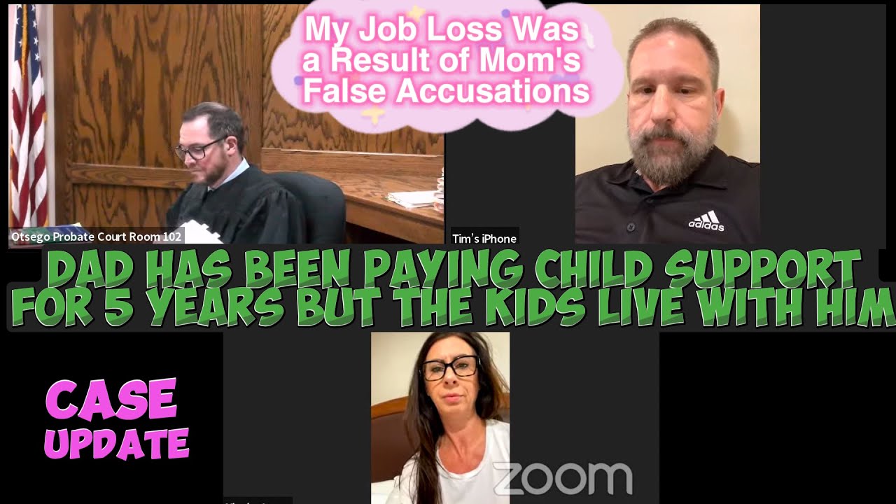 Case Update: Dad has been Paying Child Support for 5 years but the Kids live with Him |